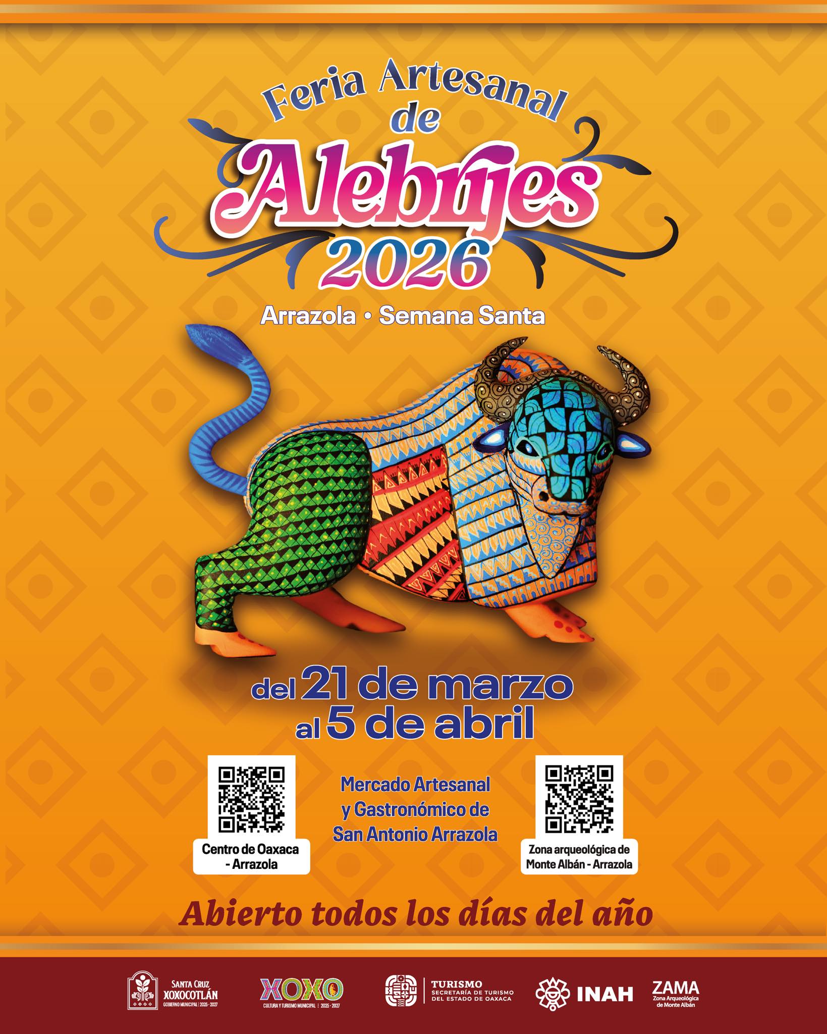 Feria Artesanal de Alebrijes 2026 en San Antonio Arrazola