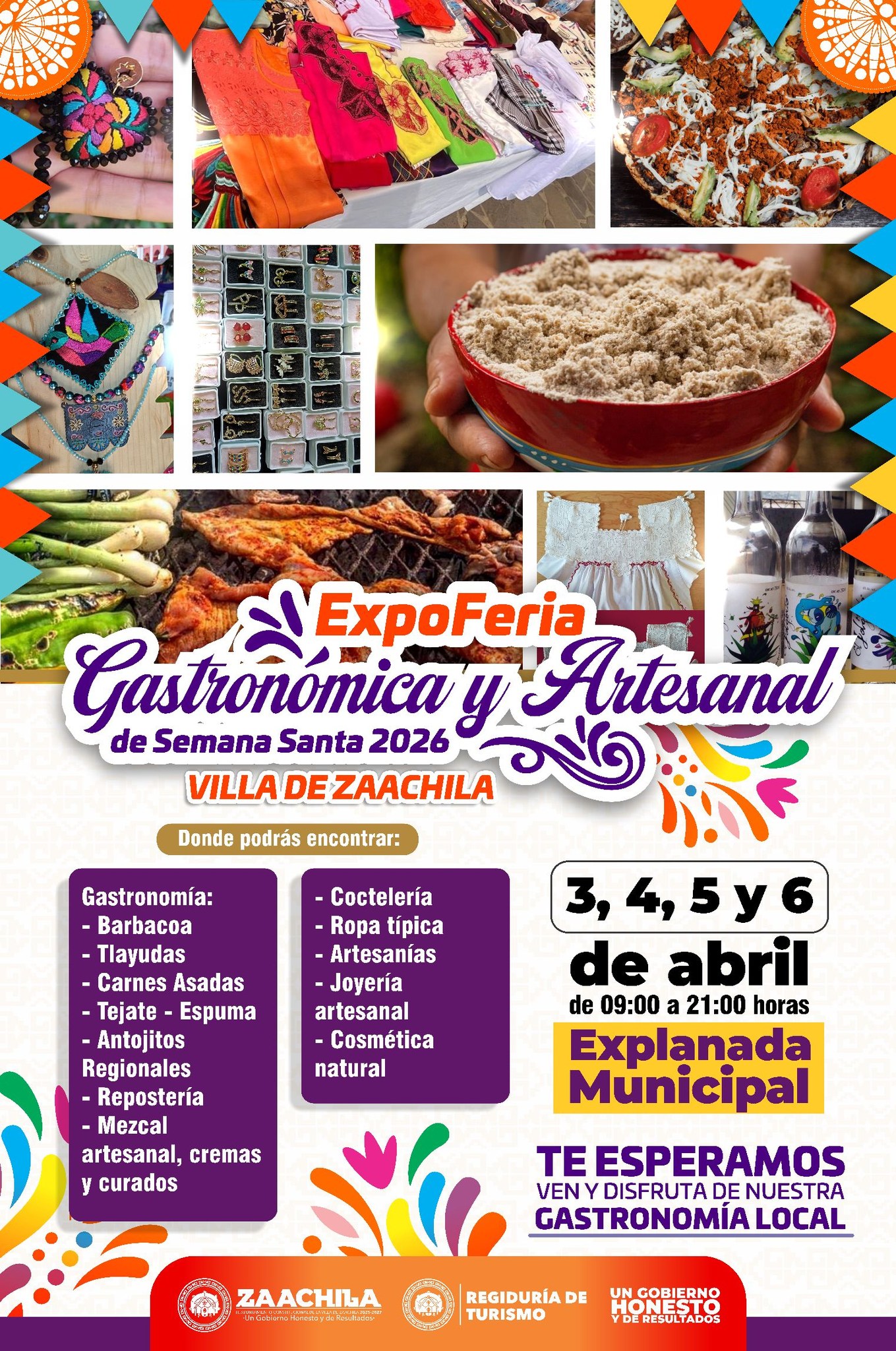 ExpoFeria Gastronómica y Artesanal Semana Santa 2026 en Zaachila