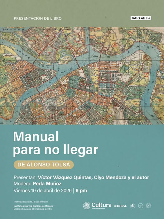 Presentación del libro “Manual para no llegar” en el IAGO