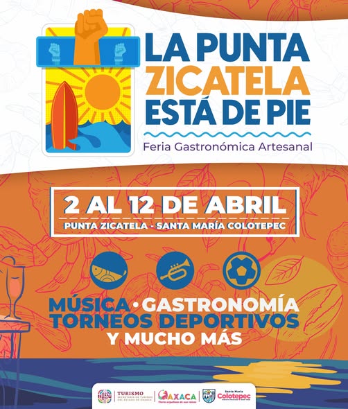Feria Gastronómica y Artesanal en Punta Zicatela 2026