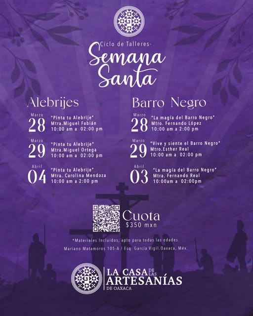 Talleres de Semana Santa: Alebrijes y Barro Negro en Oaxaca