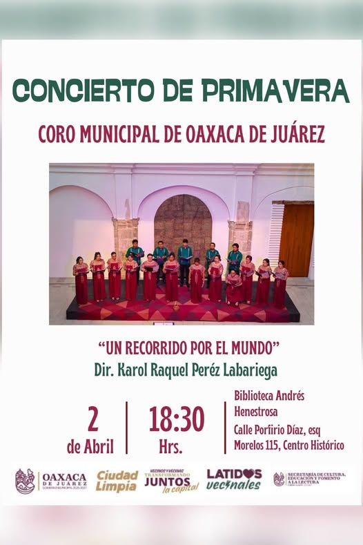 Concierto de Primavera: Un recorrido por el mundo en Oaxaca