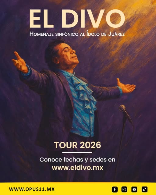 El Divo en Oaxaca 2026: homenaje sinfónico a Juan Gabriel en concierto