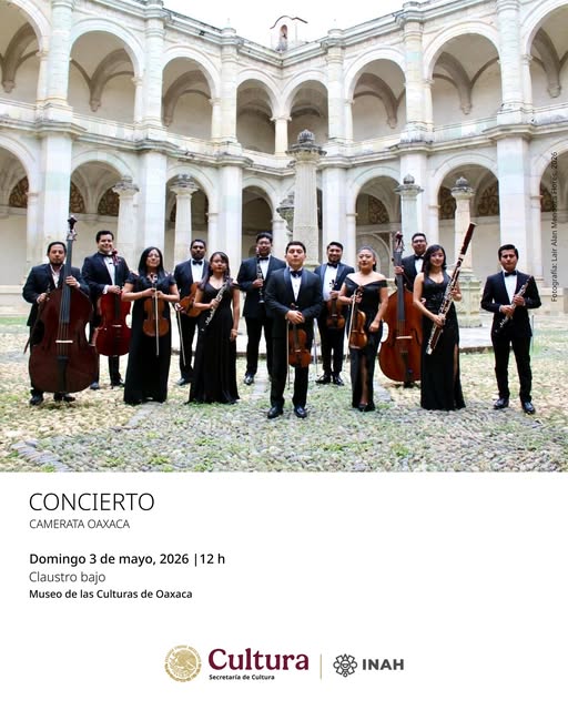 Camerata Oaxaca en concierto: música clásica en el Museo de las Culturas