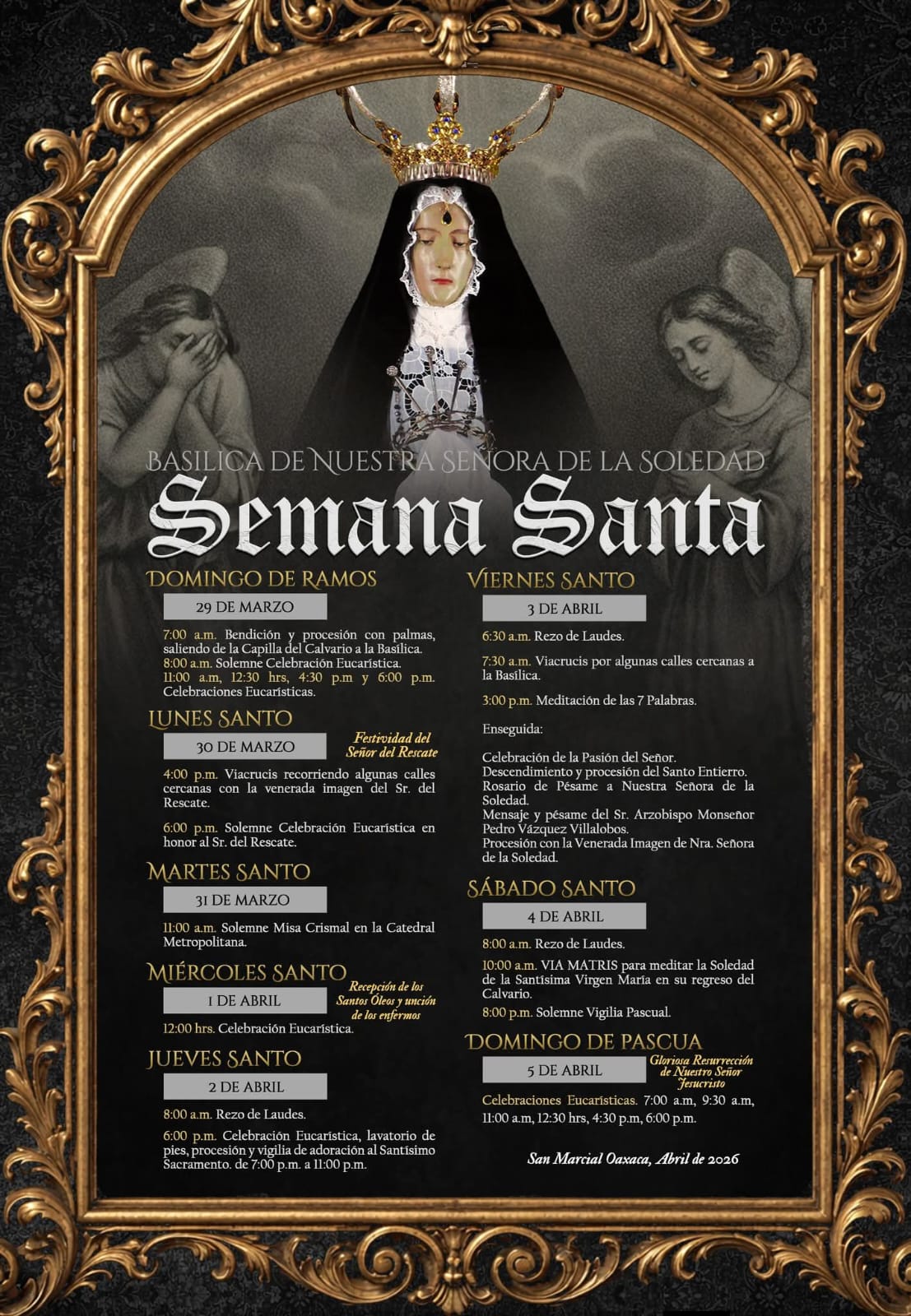 Vigilia Pascual en la Basílica de la Soledad 2026 | Noche Santa